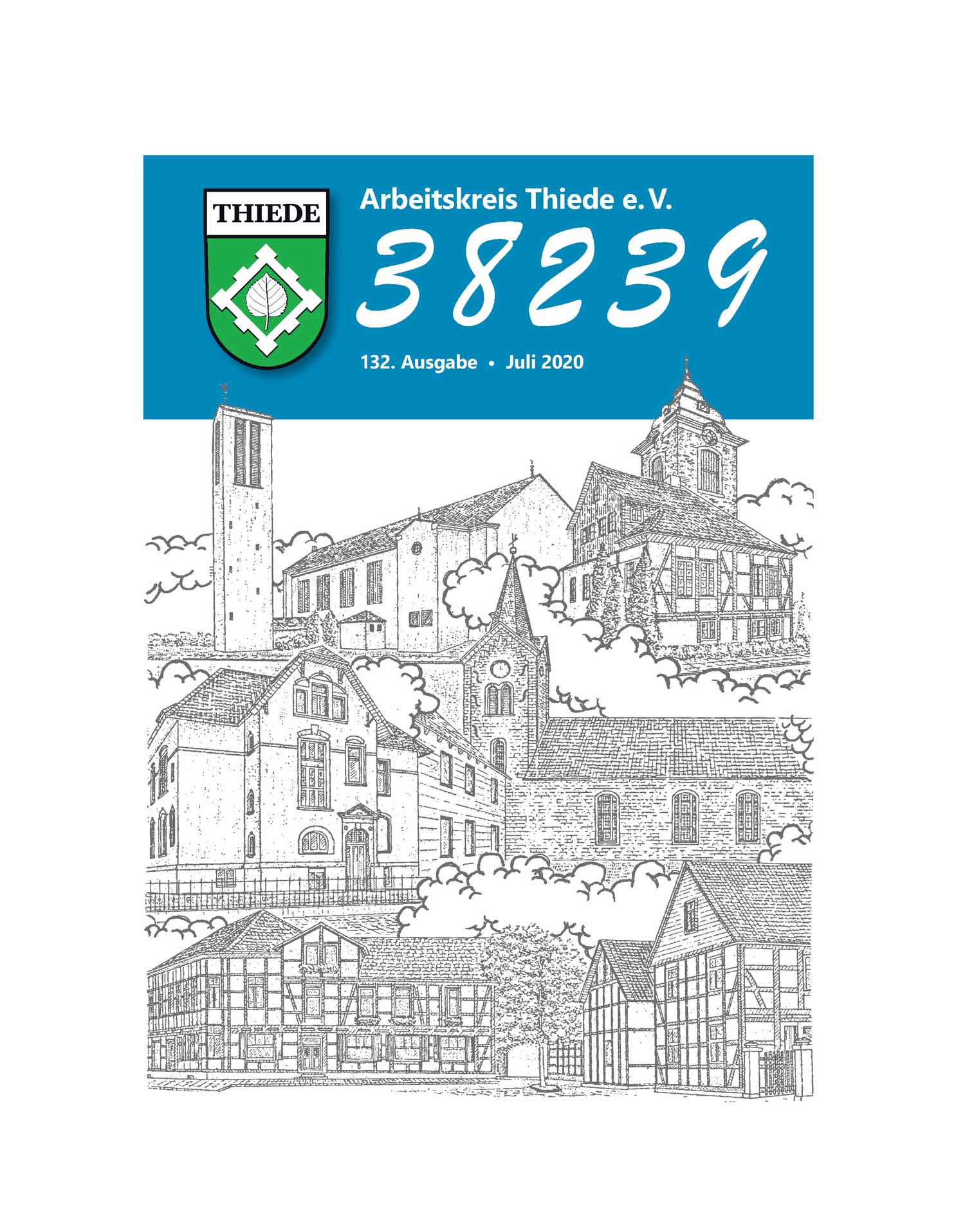 132. Ausgabe des Ortshefts „38239” wird verteilt